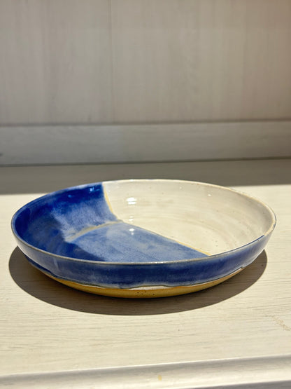 Indigo Shallow Bowl