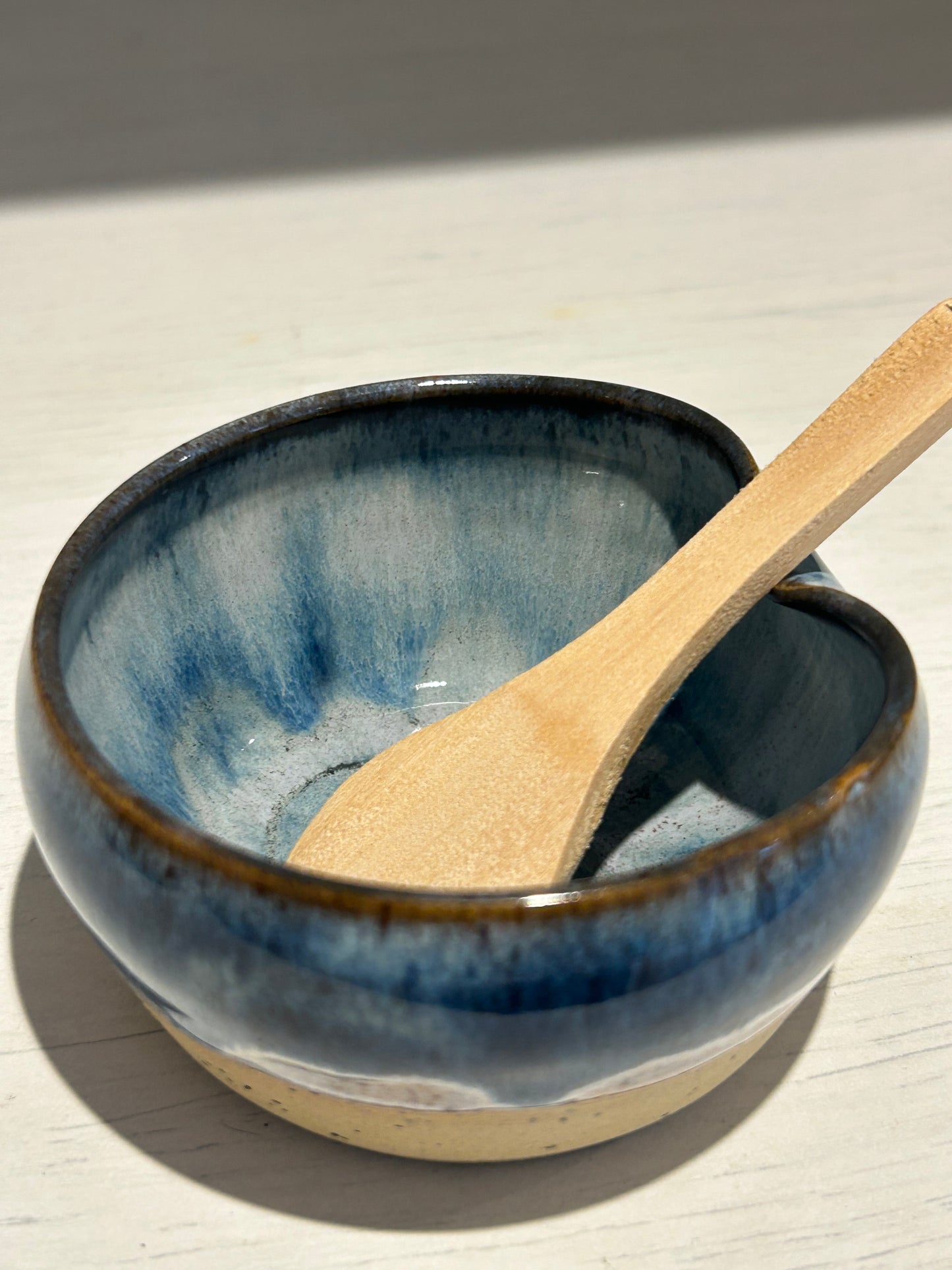 Blue Midnight Salt Pot