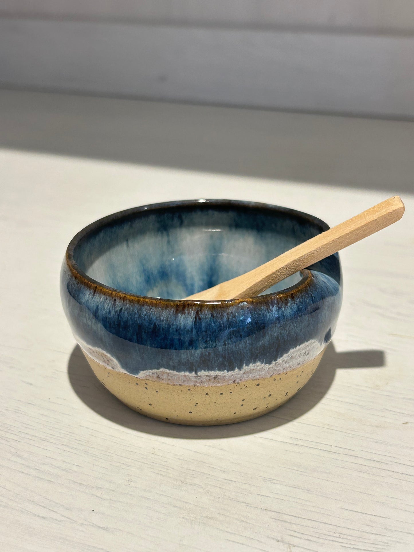 Blue Midnight Salt Pot