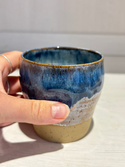 Blue Ocean Midnight Dimple Cup