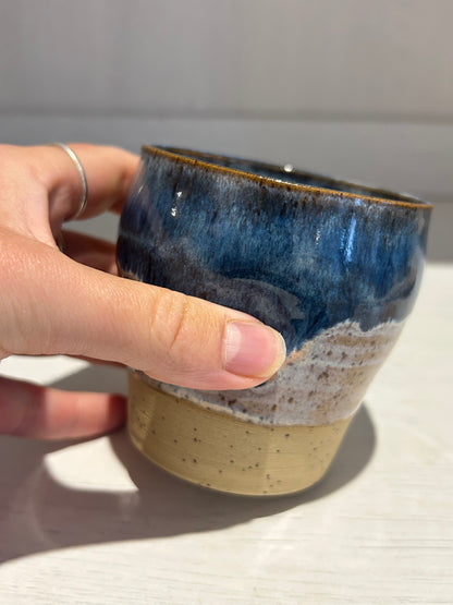 Blue Ocean Midnight Dimple Cup