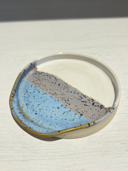 Pastel Blues Spoon Rest Small