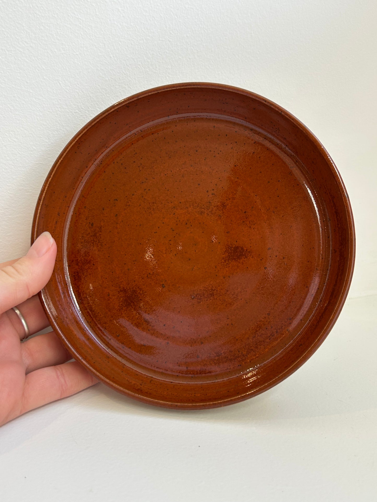 Burnt Sienna Side Plate (Smaller)