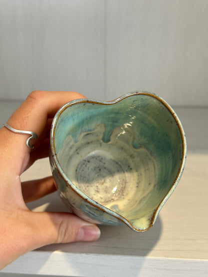 Sea Green Heart Jug