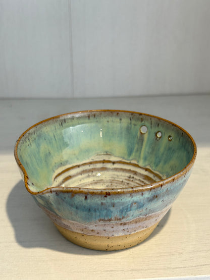 Sea Green Herb Stripper Bowl