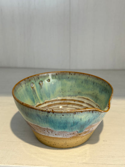 Sea Green Herb Stripper Bowl
