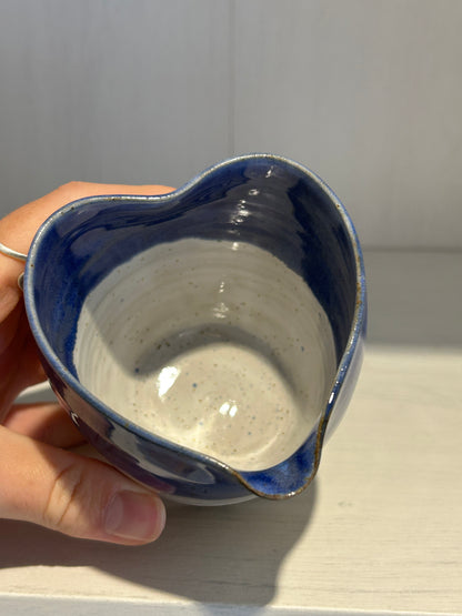 Indigo Heart Jug