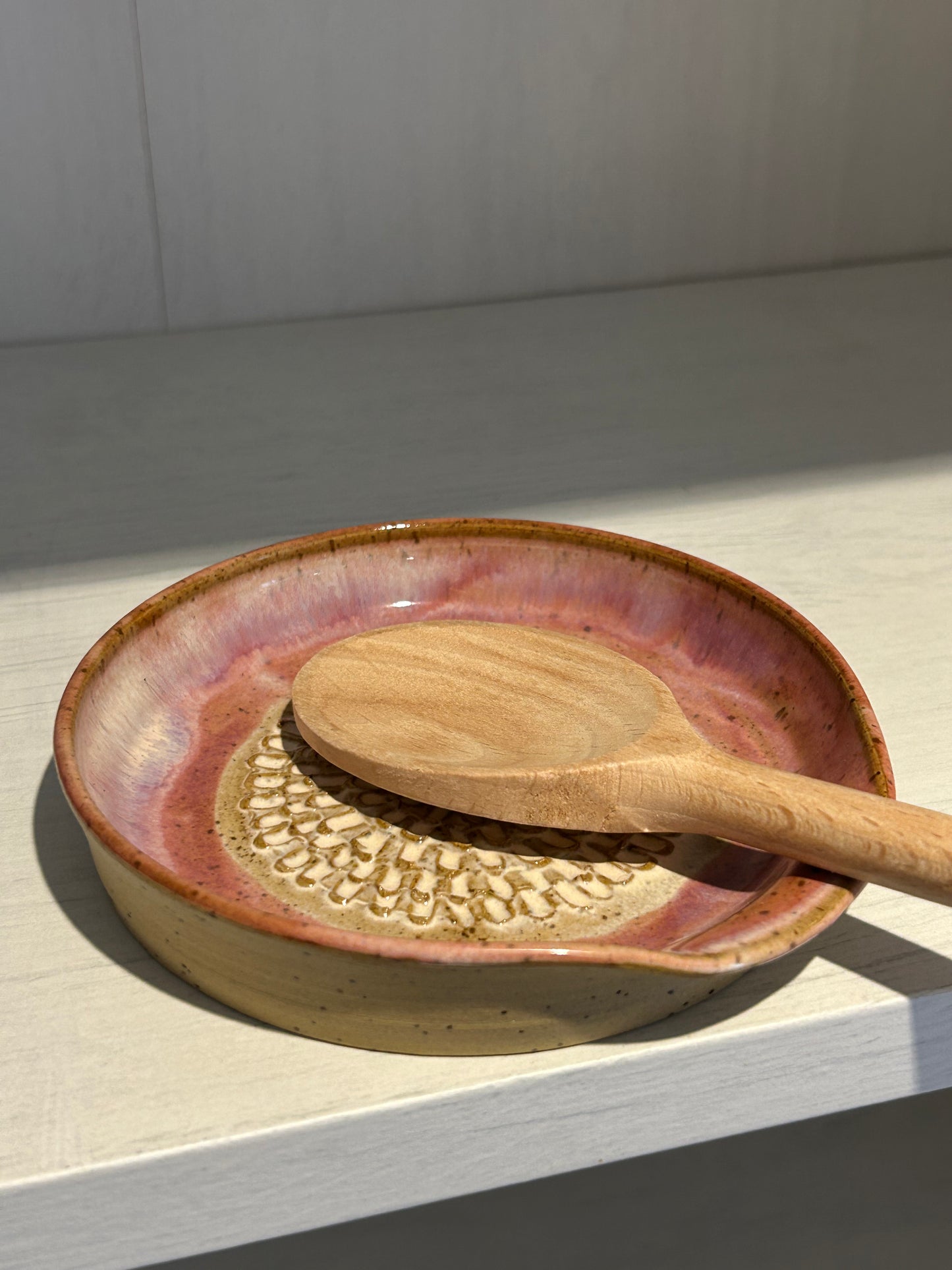 Cherry Blossom Garlic Grater Spoon Rest