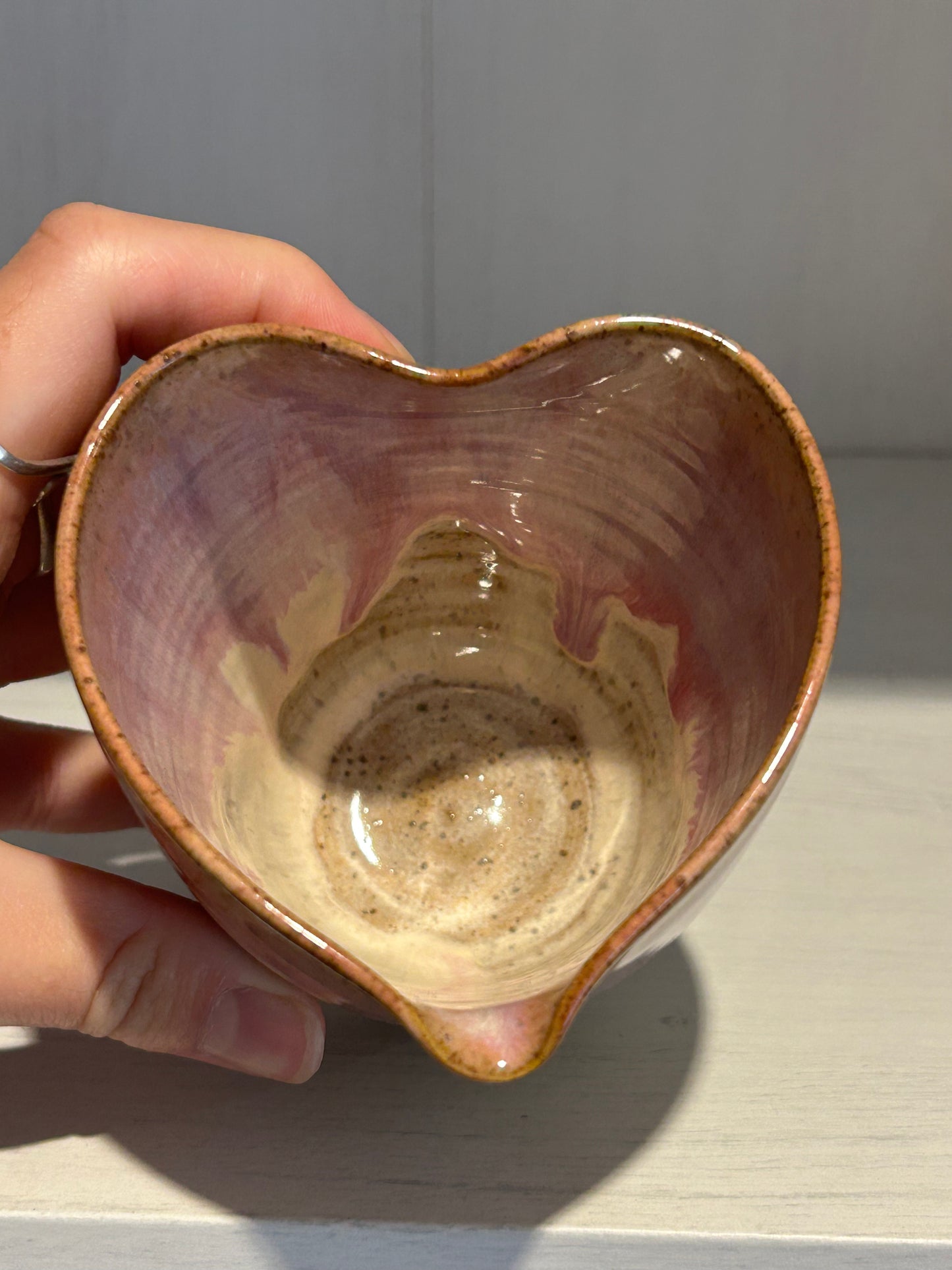 Cherry Blossom Heart Jug