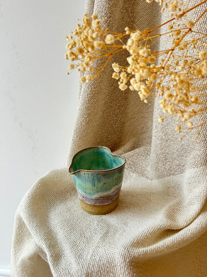 Sea Green Heart Jug