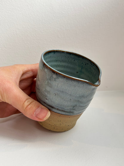 Speckled Blue Jug Tapered