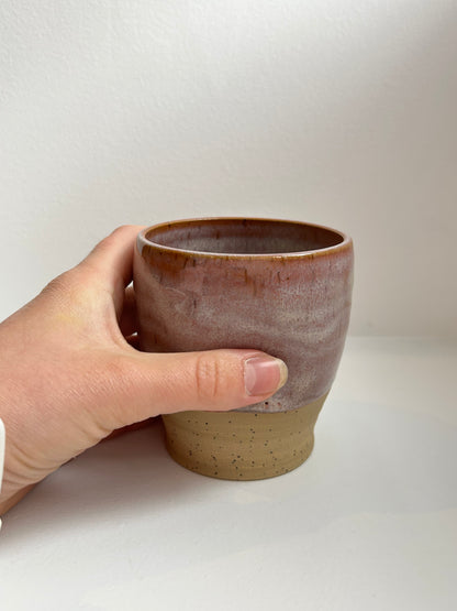 Speckled Plum Dimple Cup