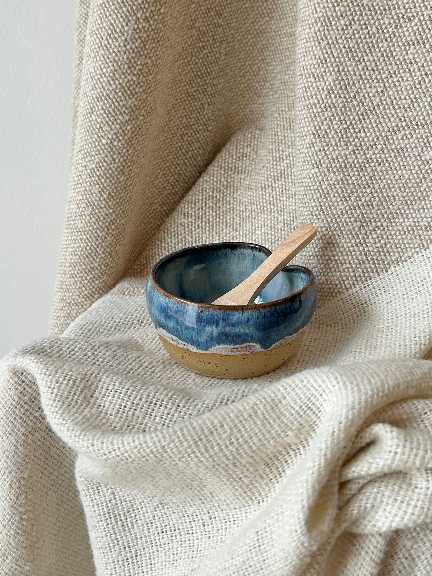 Blue Midnight Salt Pot