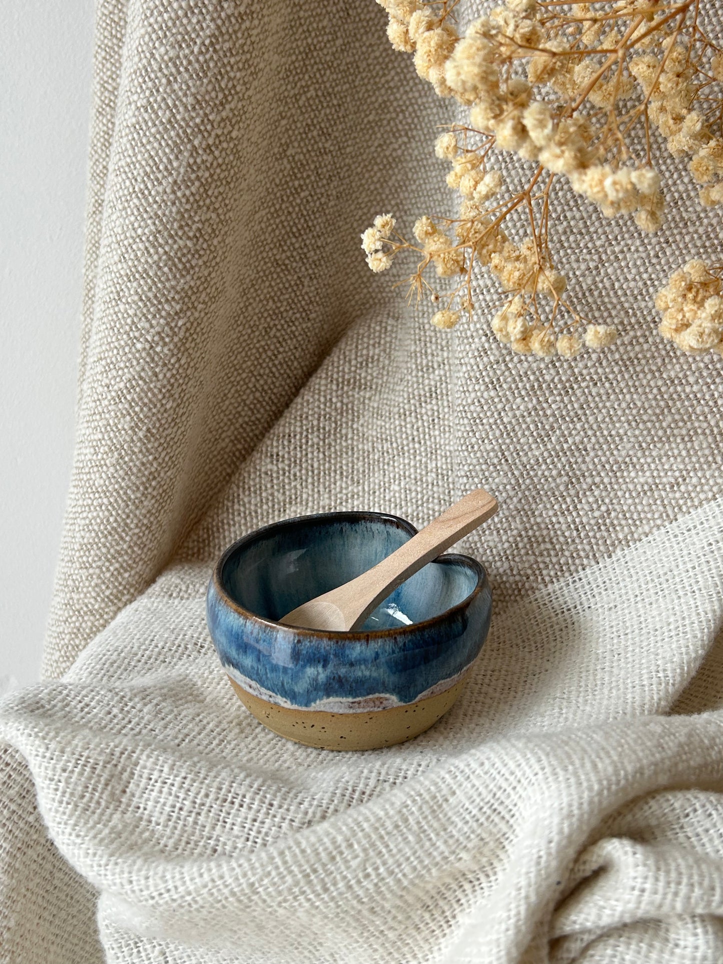 Blue Midnight Salt Pot
