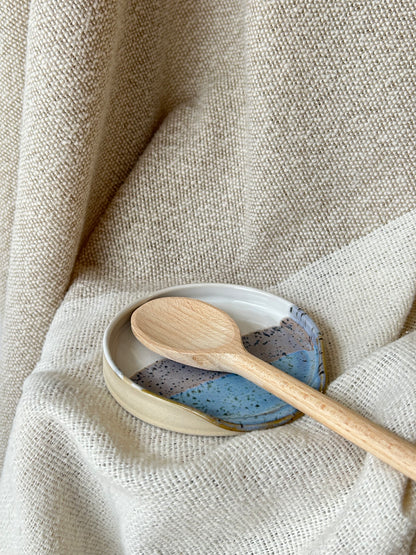 Pastel Blues Spoon Rest Small