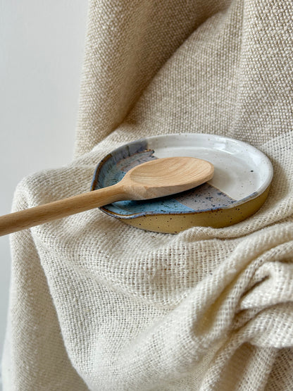 Pastel Blues Spoon Rest