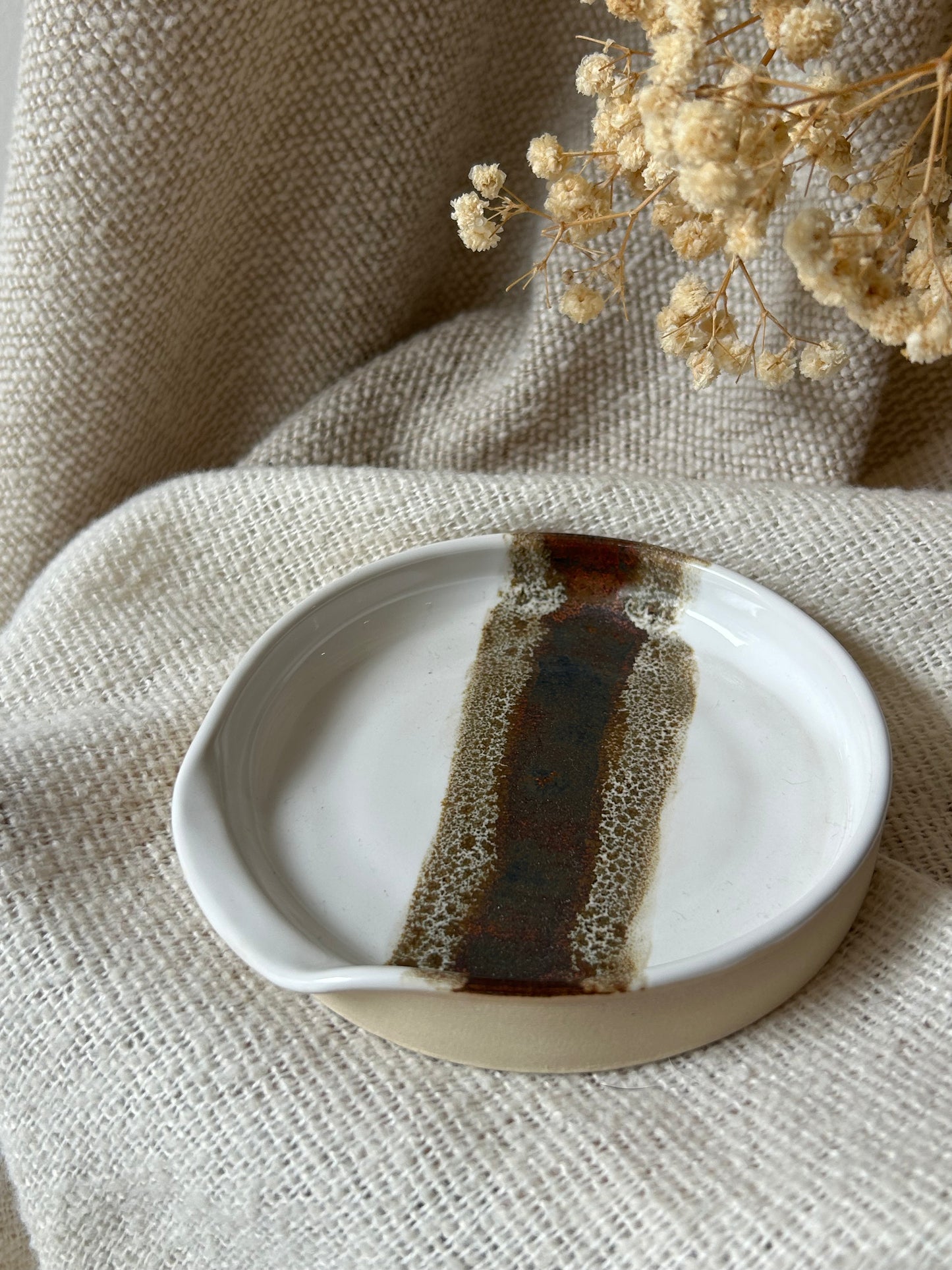Copper Stream Spoon Rest