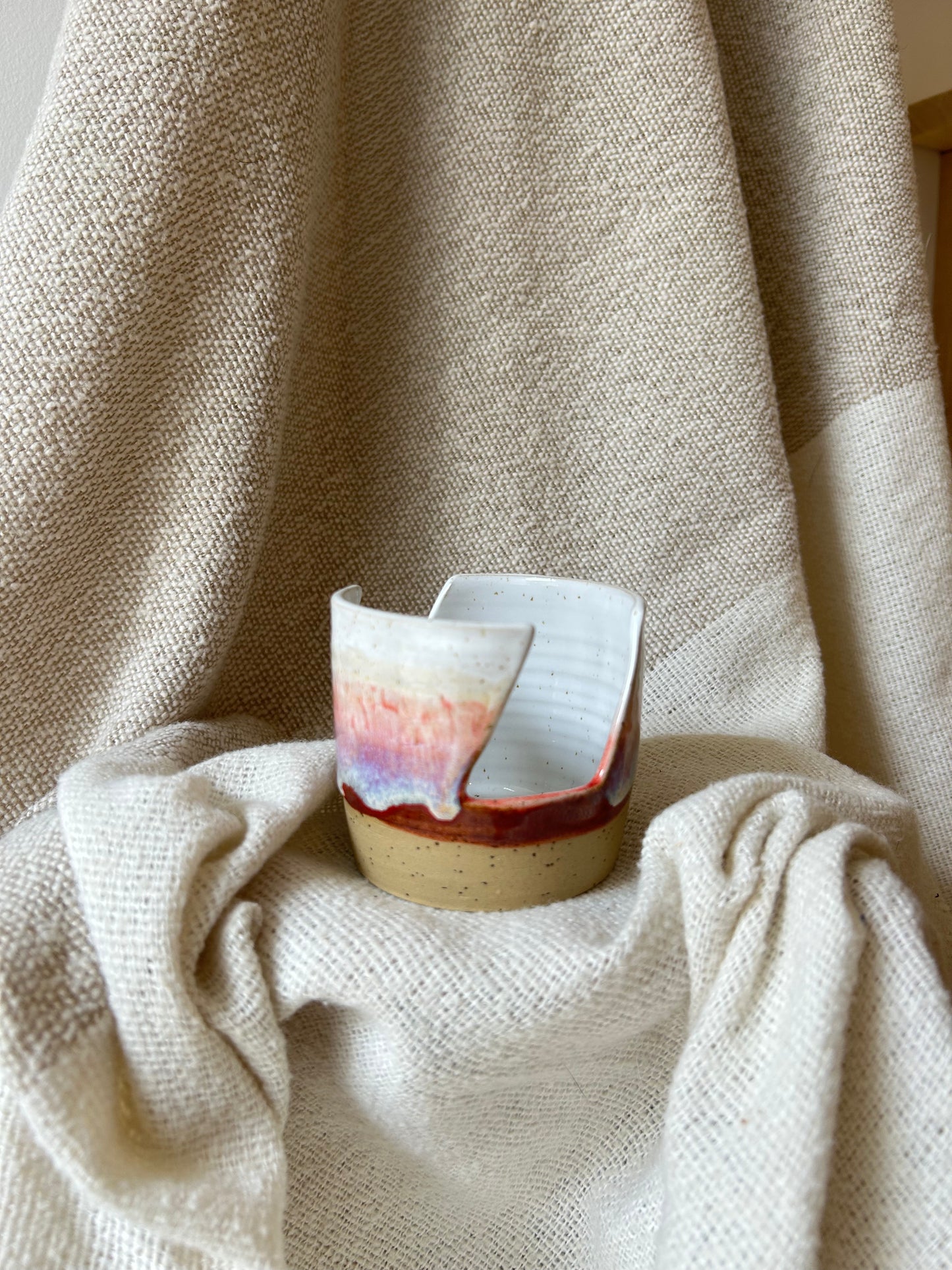 Crimson Sponge Holder