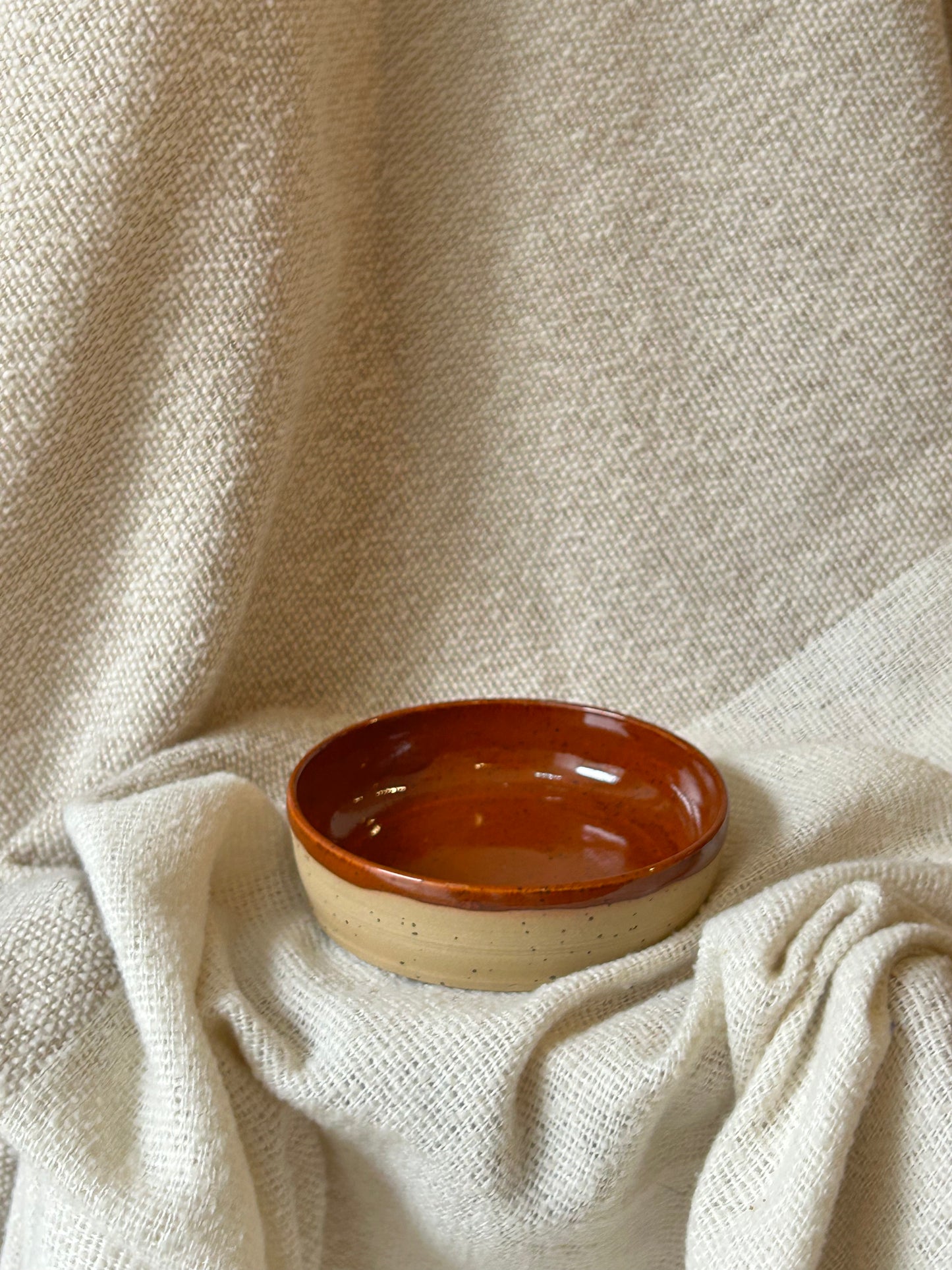 Burnt Sienna Tapas Dish (Taller)