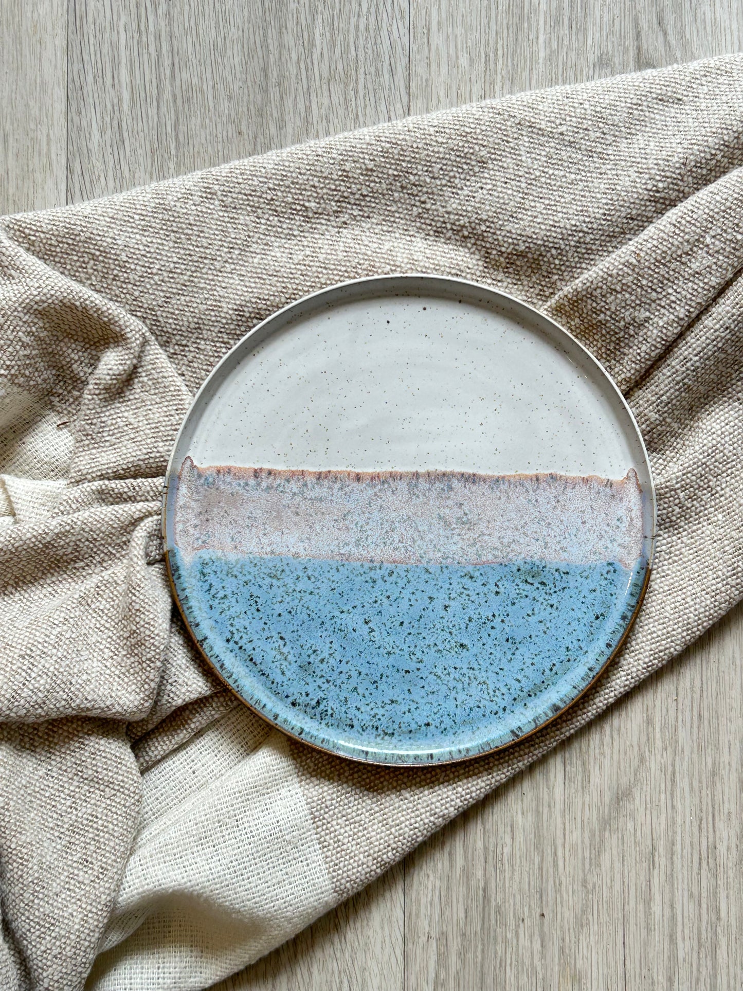 Pastel Blues Plate