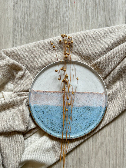 Pastel Blues Plate