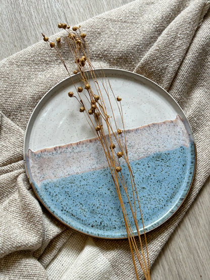 Pastel Blues Plate