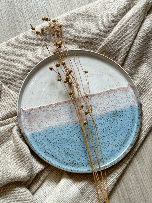 Pastel Blues Plate