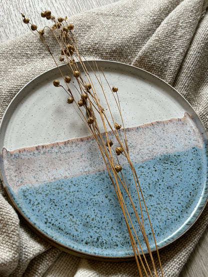 Pastel Blues Plate