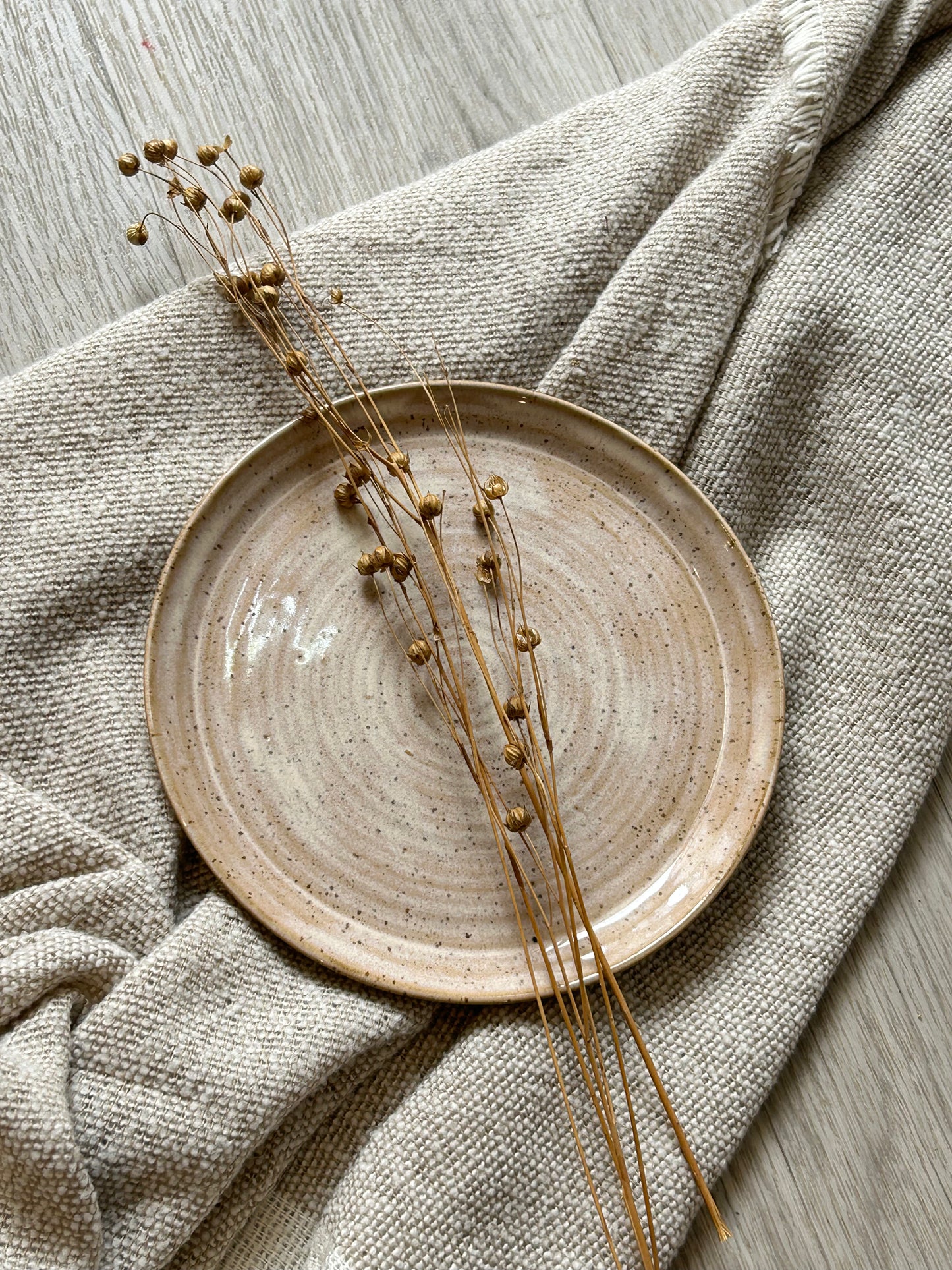 Rosewood Breakfast Plate
