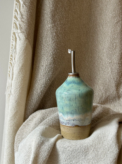 Sea Green Oil Bottle