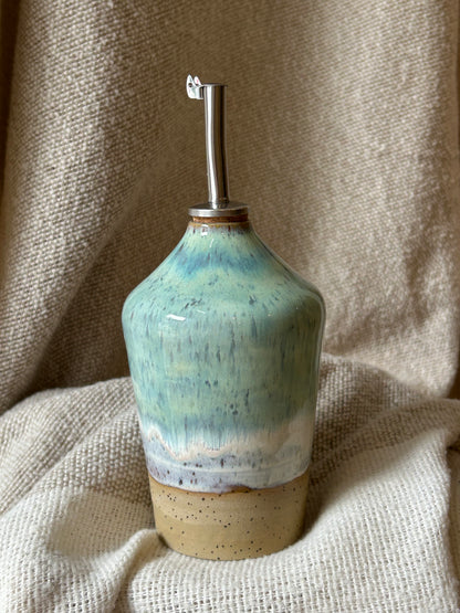 Sea Green Oil Bottle