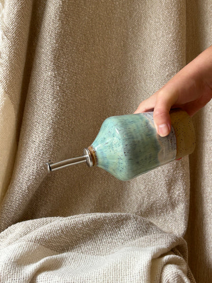 Sea Green Oil Bottle