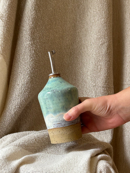 Sea Green Oil Bottle