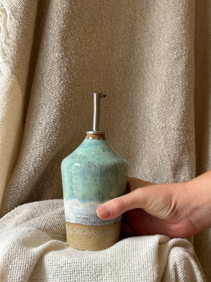 Sea Green Oil Bottle