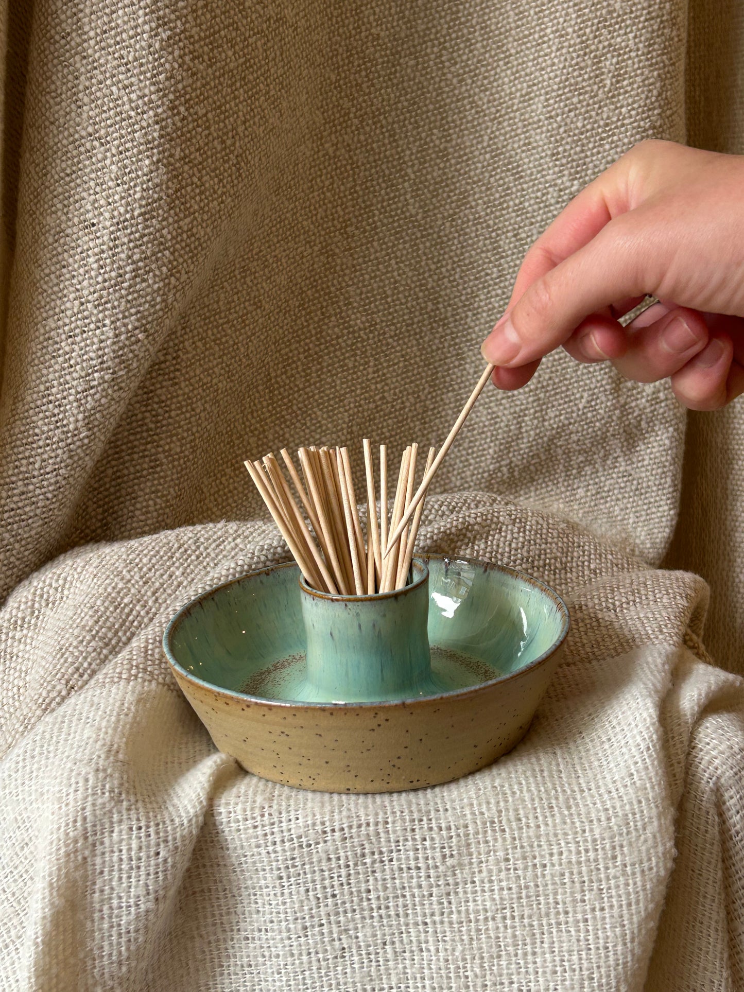 Sea Green Nibbles Dish
