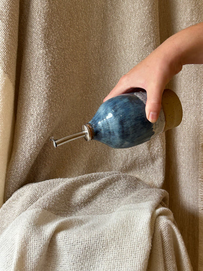 Blue Midnight Oil Bottle